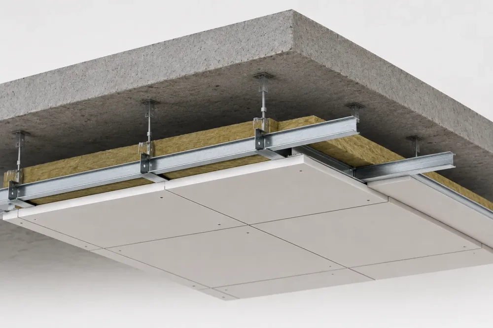 Plafond coupe-feu